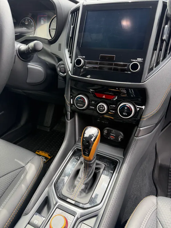 Subaru dashboard after detailing