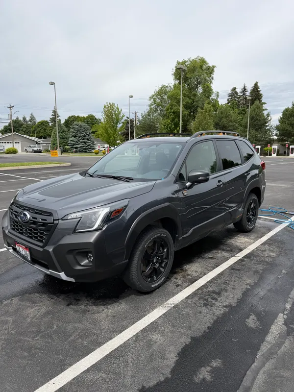 Subaru exterior after detailing