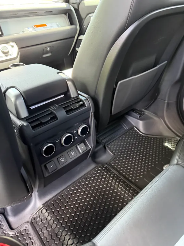 Land Rover Defender rear console detail