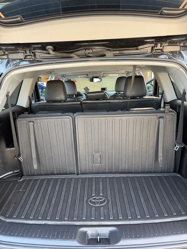 Toyota Highlander cargo area after detailing